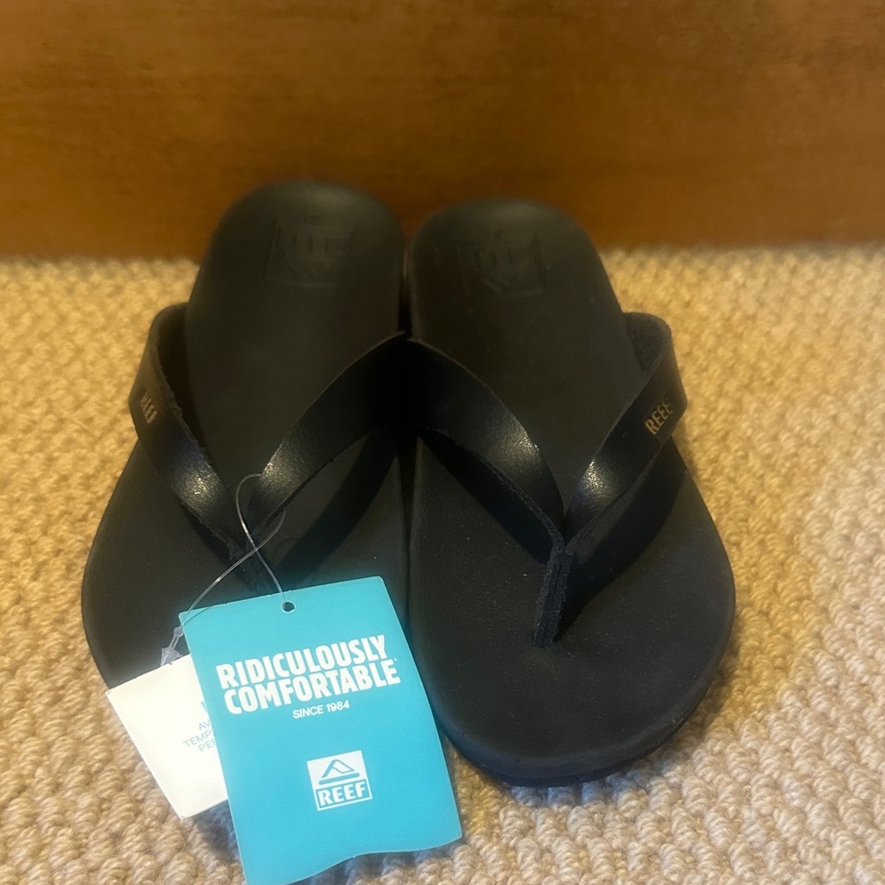 Reef Classic Black Sandals